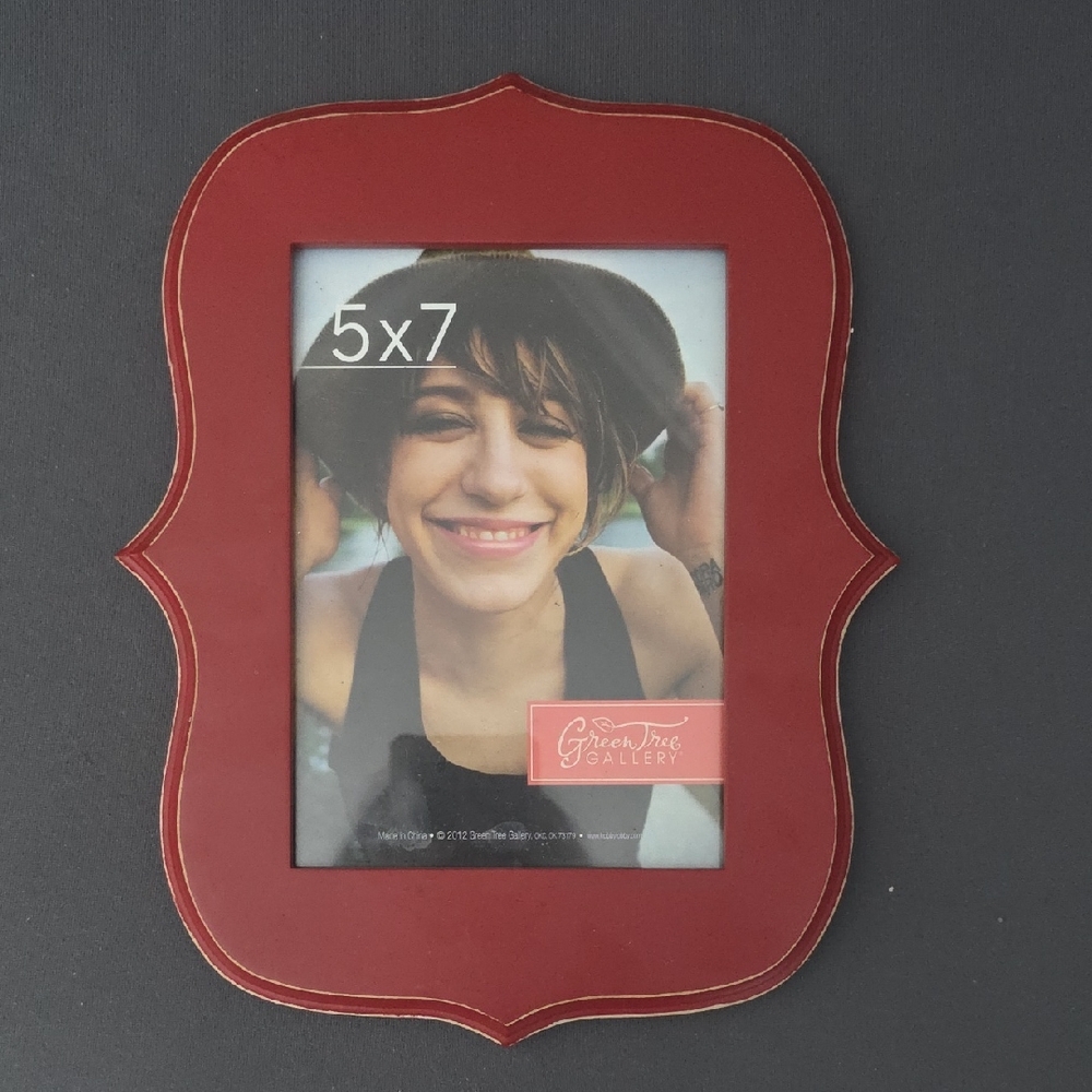 Green Tree Gallery Burgundy Picture Frame